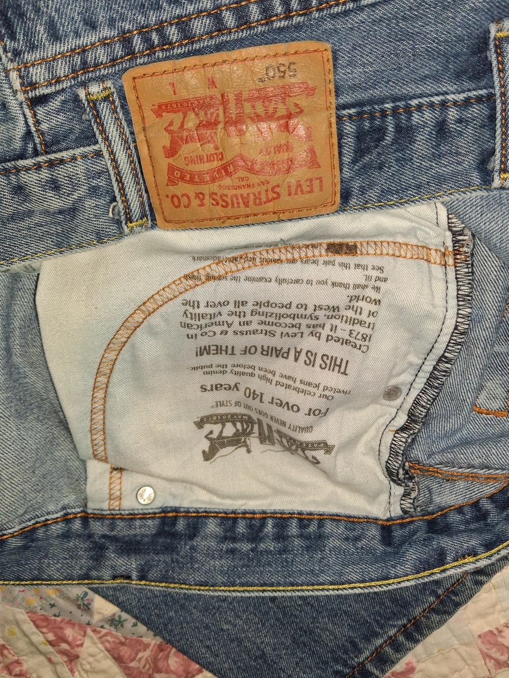 Levi's Men’s Light Blue Denim Jeans